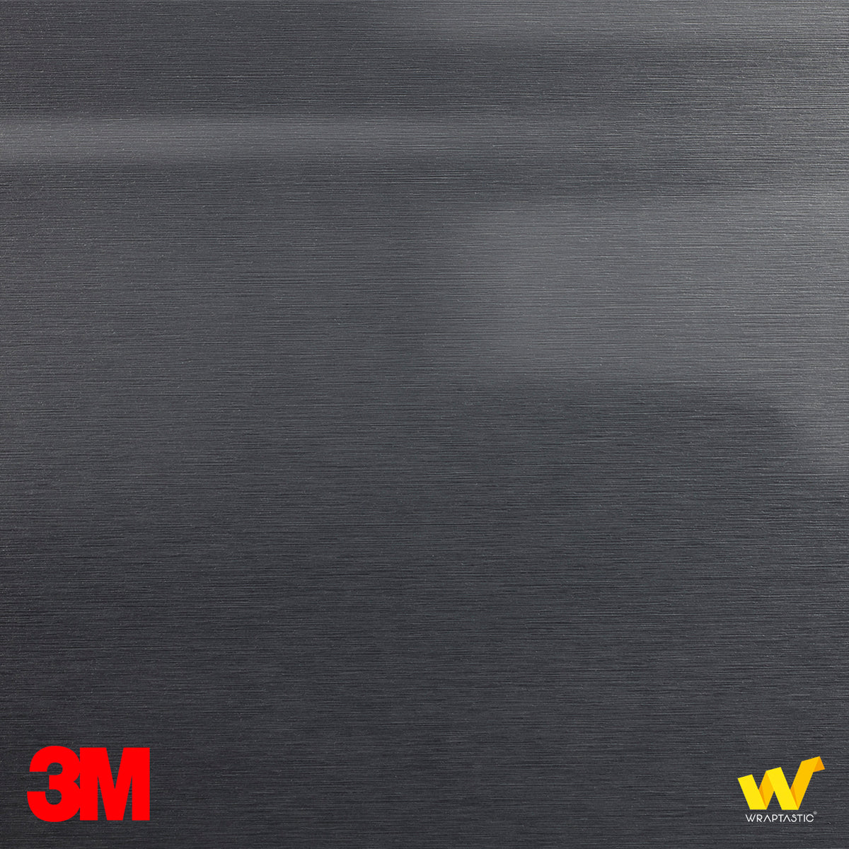 3M 2080 BR201 Brushed Steel vinyl finish swatch