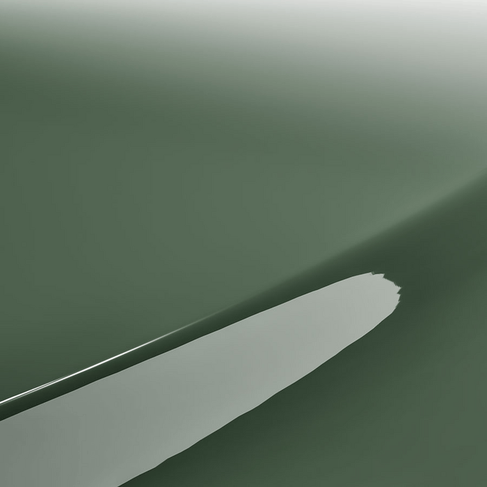 3M 2080-HG26 High Gloss Military Green vinyl colour swatch