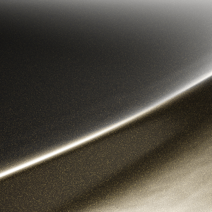 3M 2080-SP242 Satin Gold Dust Black vinyl colour swatch