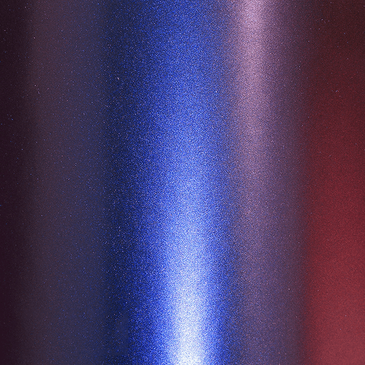 Avery Dennison SWF 802 Satin Roaring Thunder (Blue/Red) vehicle wrap colour swatch